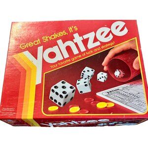 Vintage 1991 Milton Bradley Yahtzee Dice Game with Score Cards Complete